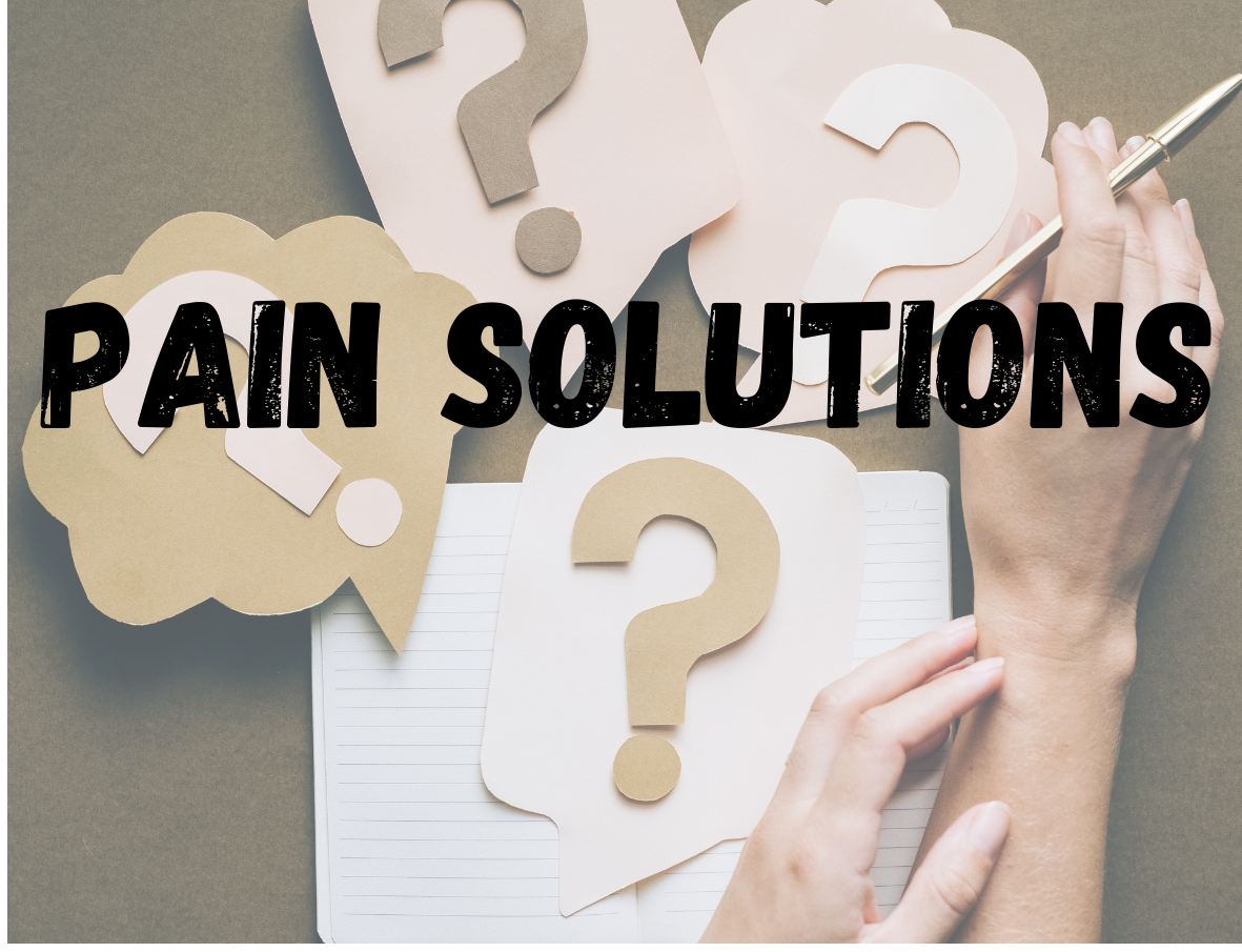 Understanding pain – a key to the solution!
